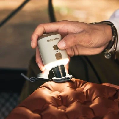 Naturehike Wind Mini Outdoor Multifunctional Inflatable Pump - Oat grey